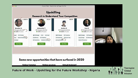 Future of Work Upskilling Workshop, Nigeria, Africa